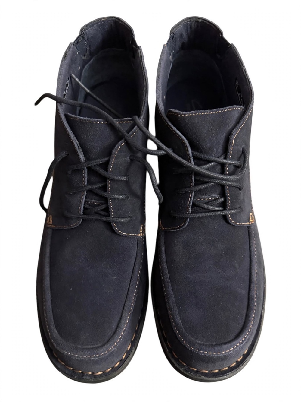 Clarks Black Suede Lace-Up Ankle Boots